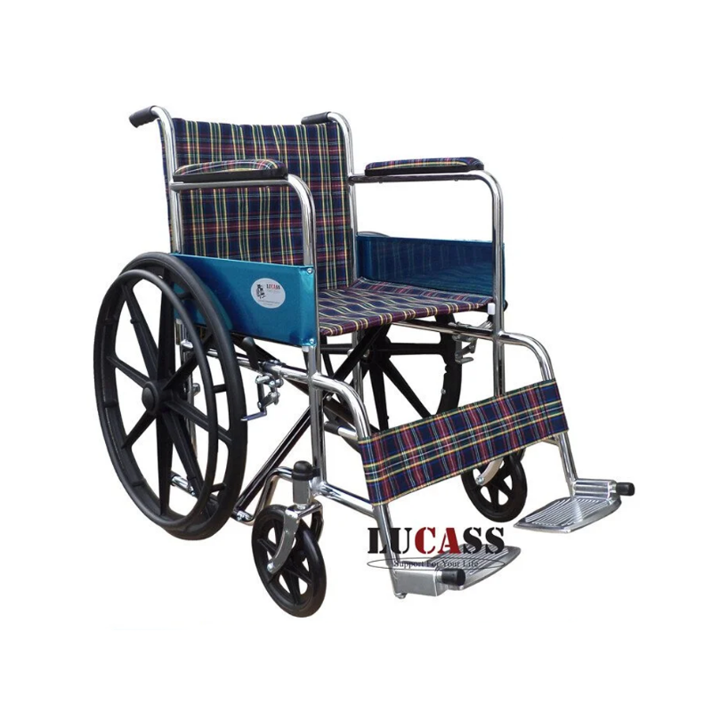 Xe Lăn Tay Lucass X-9B Vải Caro